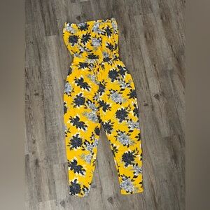 Toxika • Floral Strapless Jumpsuit